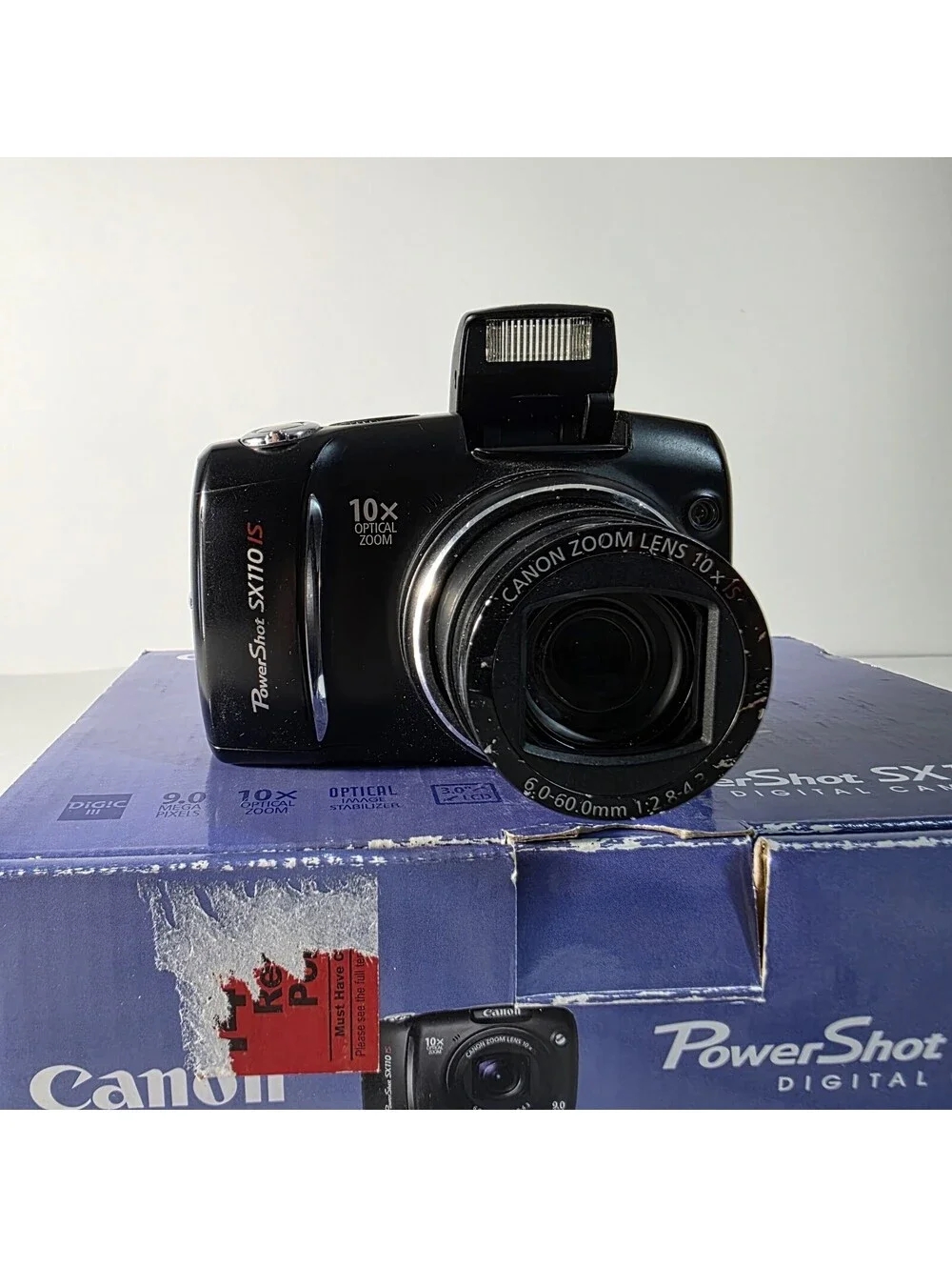 Canon PowerShot SX110 IS 9.0MP Digital Camera 10X Optical Zoom- Tested & Working